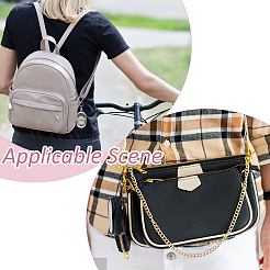 7 шт. 7-х цветные овальные прозрачные упаковочные пакеты из ПВХ DIY-FH0007-66