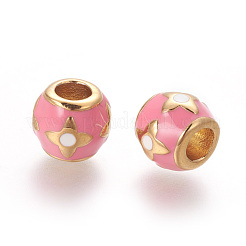 Европейские бусины из нержавеющей стали 304 STAS-E452-48-G