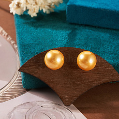 925 круглые серьги-гвоздики из стерлингового серебра&nbsp;EJEW-TAC00030-01