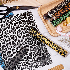 9 цвет лазерная искусственная кожа ткань с леопардовым принтом DIY-BC0001-79