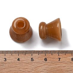 Двухцветные акриловые бусины&nbsp;OACR-S042-04G