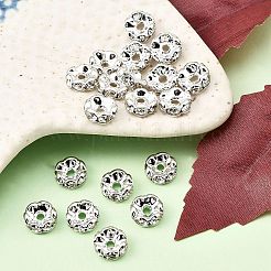 Латунные бусины разделители для поставки стразов RB-A014-L8mm-01S-NF