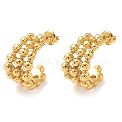 Orecchini a perno spessi a forma di bolla in acciaio inossidabile 304 per donna&nbsp;EJEW-K333-27G