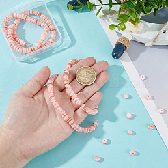 2 Strang natürliche Süßwasser-Muschelperlen&nbsp;SHEL-HY0001-05