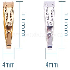 Латунные держатели кулонов KK-PH0034-43