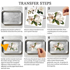 4 feuilles 4 styles d'autocollants décoratifs imperméables en pvc&nbsp;DIY-WH0489-058
