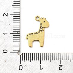 Colgantes de acero inoxidable 304 con temática animal&nbsp;STAS-D213-02B-G