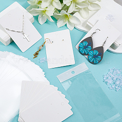 100 шт. прямоугольная бумага для демонстрации одной пары сережек CDIS-SC0001-14