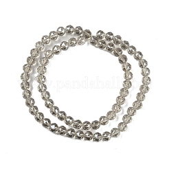 Прозрачные стеклянные бусины гальваническим пряди&nbsp;EGLA-N002-34C-M01