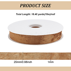 Плоская бархатная лента OCOR-WH0078-123C