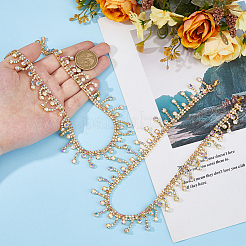 2 шт. сплава стразов звеньевая цепь ремень сапог&nbsp;HJEW-HS00055