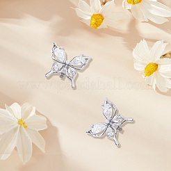 2 clip en alliage de strass pour accessoires décoratifs pour écouteurs&nbsp;FIND-CP0003-61B