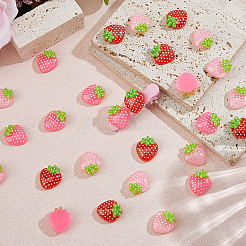 60шт 3 цвета прозрачные кабошоны из смолы&nbsp;RESI-HS0001-05