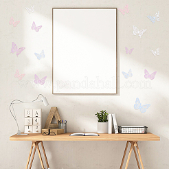 8 Sätze 8 Arten Papier Hohl Schmetterling Wandaufkleber Dekorationen&nbsp;DIY-DR0001-70