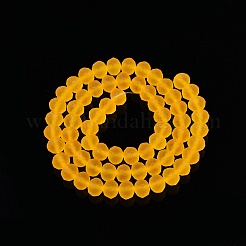 Прозрачные стеклянные бусины&nbsp;X-EGLA-A044-T8mm-MD05