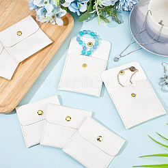 Сумки для хранения ювелирных изделий из искусственной кожи pu ABAG-WH0032-35B