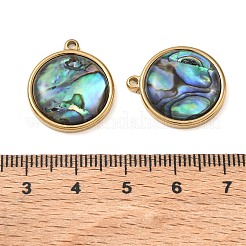 Natur Paua Muschel Anhänger&nbsp;SH-CBA11D7-29B-G