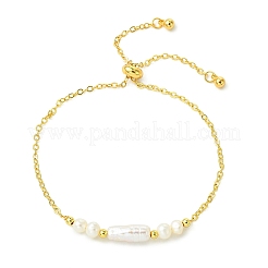Verstellbare Armbänder mit Schiebeverschluss aus Messing&nbsp;BJEW-JB14044