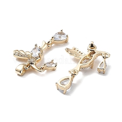 Латунь со стеклянными подвесками k9&nbsp;KK-Z031-11KCG