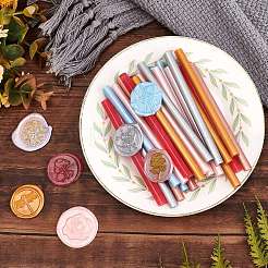 30 шт. 6-х цветные палочки для самодельного клеевого пистолета с восковым покрытием DIY-CP0005-56