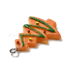 Pendentifs en résine opaque&nbsp;RESI-D055-125P