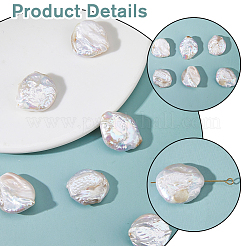 6 шт. бусины из натурального барочного жемчуга Кеши&nbsp;FIND-FH0016-76