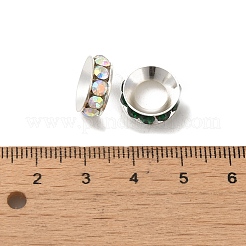 Perline distanziatori strass in ottone&nbsp;RB-A020-12mm-S