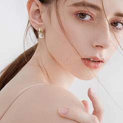 1 нить бусин из натурального культивированного пресноводного жемчуга PEAR-HY0001-09