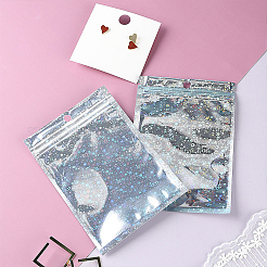 60 шт. 3 стиля блестящие голографические звезды пластиковая упаковка инь-ян пакеты с застежкой-молнией&nbsp;OPP-DJ0001-02