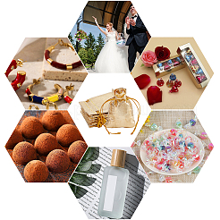 60 шт. мешочки из органзы с завязками OP-BBC0001-01A