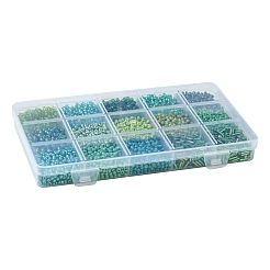 15 стиль стеклянных бусин SEED-FS0001-29