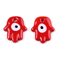 Непрозрачные подвески лэмпворк ручной работы LAMP-T011-15-B04