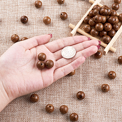Бусины из дерева венге&nbsp;WOOD-TA0001-27