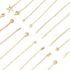 Braccialetti con catena a maglie a cuore in acciaio inossidabile 304 per regalo di San Valentino&nbsp;BJEW-D359-17C-G