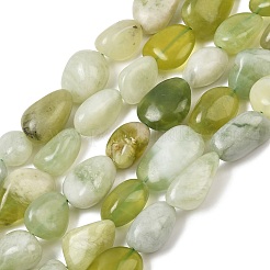 Природного нефрита Xiuyan бисер нитей&nbsp;G-A284-A04-01