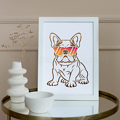 1 набор трафаретов для рисования на тему осени и домашних животных DIY-MA0003-03F