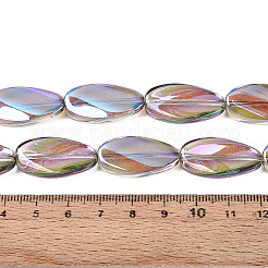 Гальванизируйте прозрачное стекло бисер нитей&nbsp;EGLA-N055-02F