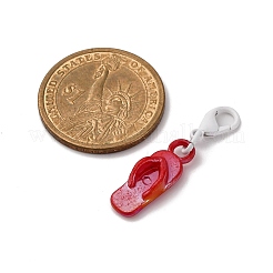 Шлепанцы акриловые подвесные украшения&nbsp;HJEW-JM03463