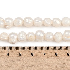 Нити из натурального культивированного пресноводного жемчуга PEAR-I007-07J-09A