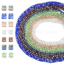 2 нить гальваника стеклянные бусины нити&nbsp;EGLA-YW0001-85A