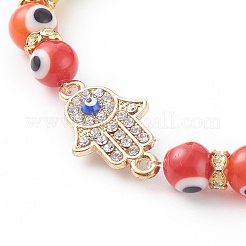 Ensembles de bracelets extensibles chakra et bracelets chaîne&nbsp;BJEW-JB06193