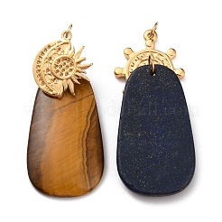 Природные смешанные подвески драгоценных камней G-M400-01G