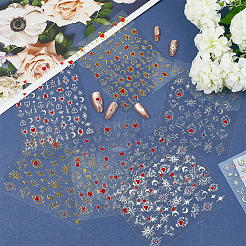 12 лист 6 цвета наклейки для ногтей для домашних животных&nbsp;MRMJ-SP0001-10