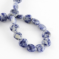 Fili di perle di diaspro macchia blu naturale&nbsp;G-R190-20mm-04