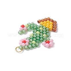 Подвески из бисера в виде кактуса PALLOY-MZ00455