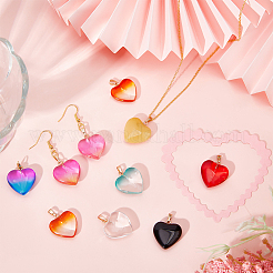 24 шт. подвески из стекла GLAA-CA0001-51