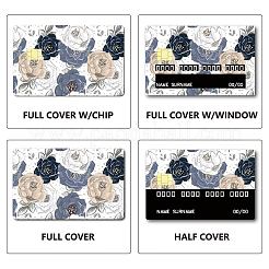 Прямоугольные пластиковые водонепроницаемые наклейки для карт из ПВХ DIY-WH0432-176