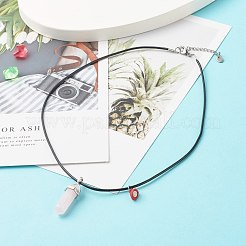 Натуральный тигровый глаз и розовый кварц NJEW-JN03676