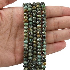 Бусы из натуральной африканской бирюзы (яшмы) G-D344-A08