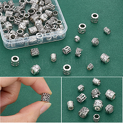 100 pz 10 stili perline in lega di zinco stile tibetano&nbsp;FIND-SP0005-92